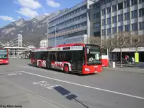 Stadtbus Chur Nr. 1 (Mercedes Citaro C2 O530) am 23.3.2015 beim Bhf. Chur.