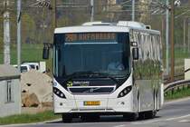 . SL 3440, Volvo 8900 von Salas Lentz, bedient die Busstrecke Mersch - Luxemburg.  15.04.2015 
