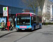 MB Citaro Facelift HHA 2804 auf Linie 178 am Alstertal-Einkaufszentrum, 9.4.15