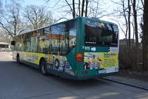 P-AV 915 steht am 27.02.2015 an der Endhaltestelle Potsdam, Institut für Agrartechnik. Aufgenommen wurde ein Mercedes Benz Citaro der VIP.
