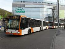 RNV Mercedes Benz Citaro C2 G (Euro6) 8190 in Heidelberg am 15.04.15