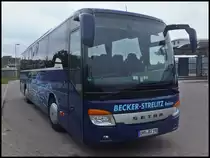 Setra 415 GT von Becker-Strelitz aus Deutschland in Bergen am 22.09.2013