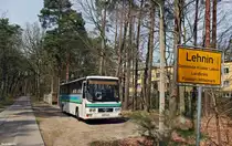 11. April 2015 - Lehnin, Waldsiedlung - dieser MAN ÜL ist für die Spargelernte im Beeltzer und Brandenburger Land im Einsatz. Er stammt laut seines Kennzeichens wohl aus Sędziszów Małopolski.