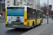 B-EX 8033 fährt am 14.03.2015 für die S-Bahn Berlin SEV zwischen Berlin Friedrichstraße und Berlin Yorckstraße. Aufgenommen wurde ein Mercedes Benz Citaro / Berlin Stresemannstraße.
