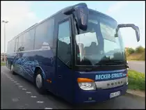 Setra 415 GT von Becker-Strelitz Reisen aus Deutschland bei der Rastst�tte Fuchsberg am 22.09.2013