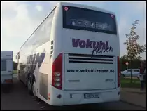 Volvo 9700 von Vokuhl Reisen aus Deutschland bei der Rastst�tte Fuchsberg am 22.09.2013