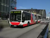 MB Citaro G HHA 7208 auf Linie M6 am HBF/Mönckebergstr., 9.4.15
