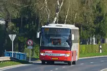 . VU 4046 Setra S 415 UL von Voyages Unsen aufgenommen nahe Schieren am 21.04.2015.