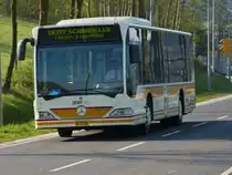 . B 1576, Mercedes Benz Citaro von Demy Schandler unterwegs nahe Schieren am 21.04.2015. Gru� zur�ck an den freundlichen Fahrer.