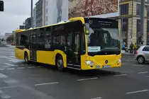 B-VB 8322 fährt am 14.03.2015 für die S-Bahn Berlin SEV. Aufgenommen wurde ein Mercedes Benz Citaro / Berlin Potsdamer Platz.
