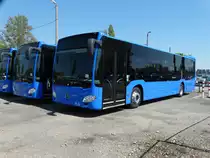 Mercedes Benz Citaro C2 am 24.04.15 bei Evo Bus in Mannheim durch den Zaun fotografiert
