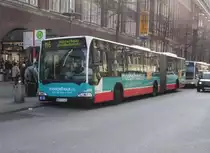 MB Citaro G HHA 7220 auf Linie M6 am HBF/Mönckebergstr., 9.4.15