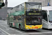 B-V 3313 fährt am 14.03.2015 auf der Linie 200. Aufgenommen wurde ein MAN Lion's City DD / Berlin Zoologischer Garten.
