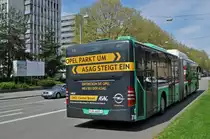 Mercedes Citaro 716 auf der Linie 36 fährt zur Haltestelle Surinam. Die Aufnahme stammt vom 20.04.2015.