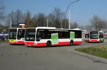 MB Citaro Facelift HHA 1303 auf Linie 254 am S Veddel, 9.4.15