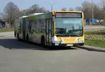 MB Citaro Facelift G HHA 7848 auf Linie M13 am S Veddel, 9.4.15