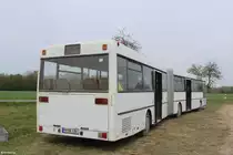 25 April 2015 - Der ehemalige Schweinfurter & Bremerhavener O405G des Domstiftgutes Mötzow in der Beetzseeheide. 