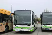 Ein neuer Fahrzeugtyp bei der VGBelzig ist der Citaro C2LEÜ. PM-RB 152 ist einer von der ersten Lieferung im April beschafften Fahrzeugen. Er wurde auf BT Brandenburg zugeteilt wo ich diesen auch aufnahm. 25.04.2015 