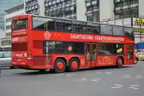B-RR 1500 fährt als Stadtrundfahrt am 14.03.2015 durch Berlin. Aufgenommen wurde ein Neoplan / Berlin Hardenbergplatz.
