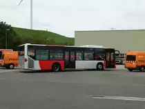 VBK Mercedes Benz Citaro C1 am 25.04.15 im Karlsruhe Betriebshof West beim Tag der Offenen Tür bei der VBK
