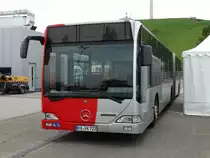 VBK Mercedes Benz Citaro C1 am 25.04.15 im Karlsruhe Betriebshof West beim Tag der Offenen Tür bei der VBK