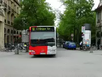 VBK Mercedes Benz Citaro C1 am 25.04.15 in Karlsruhe auf der Linie 10