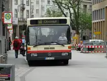 VBK Mercedes Benz O405N am 25.04.15 in Karlsruhe Hbf