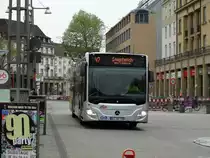 VBK Mercedes Benz Citaro C2 (Euro6) am 25.04.15 in Karlsruhe 