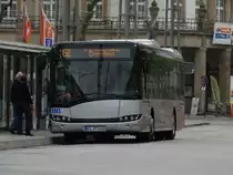 Solaris Urbino 12 am 25.04.15 in Karlsruhe Hbf 