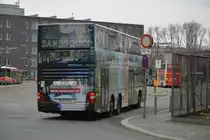 Am 14.03.2015 fährt B-V 3311 auf der Linie 100. Aufgenommen wurde ein MAN Lion's City DD / Berlin Hertzallee.
