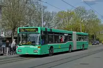 Mercedes O 405 733 auf der Linie 36 bedient die Haltestelle ZOO Dorenbach. Die Aufnahme stammt vom 13.04.2015.