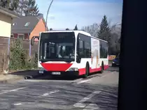 MB Citaro HHA 2404 auf Linie 192 auf dem Glashütter Kirchenweg am 9.4.15