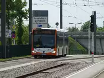 vBus Mercedes Benz Citaro C2 G (Euro6) am 28.04.15 in Mannheim 