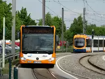 vBus Mercedes Benz Citaro C2 G (Euro6) am 28.04.15 in Mannheim 
