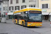 Postauto/PU Vögtlin-Meyer Nr. 275 (Mercedes Citaro O530BZH) am 18.4.2015 beim Bhf. Brugg