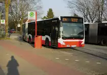 MB Citaro C2 G HHA 7456 auf Linie M14 am Strucksbarg, 9.4.15