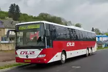. RR 6416 Mercedes Benz Integro der CFL steht am 25.04.2015 nahe dem Bahnhof von Ettelbrück