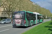Mercedes Citaro 713 auf der Linie 36 fährt zur Haltestelle Surinam. Die Aufnahme stammt vom 18.04.2015.