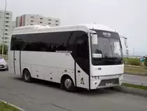 t�rkischer Shuttel-Bus Temsa super deluxe stand am 26.04.2015 vor dem Hotel Limak Lara in Antalya abgestellt.
