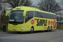 308-BGV steht am 21.03.2015 auf dem Rastplatz an der A 115 Berlin Funkturm. Aufgenommen wurde ein Scania Irizar.
