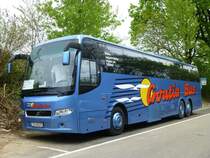 Rarität: Volvo 9700 mit Mittelmotor  Croatia Bus , Karlsruhe HBf/ZOB 25.04.2015
