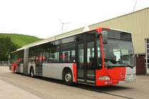 Mercedes Citaro I G  Verkehrsbetriebe Karlsruhe ,  20 Jahre KVV  und Tag der offenen Tür bei den VBK, Karlsruhe 25.04.2015