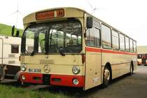 Mercedes O 305  Verkehrsbetriebe Karlsruhe ,  20 Jahre KVV  und Tag der offenen Tür bei den VBK, Karlsruhe 25.04.2015