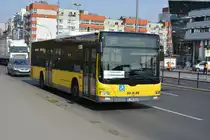 B-HR 8408 (Lion's City) fährt für die S-Bahn Berlin Schienenersatzverkehr. Aufgenommen am 11.04.2015 / Berlin Gesundbrunnen.
