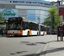 RNV Mercedes Benz Citaro C2 G (Euro6) 8189 am 08.05.15 in Heidelberg