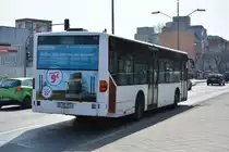 B-RL 8735 (Mercedes Benz Citaro) fährt für die S-Bahn Berlin Schienenersatzverkehr. Aufgenommen am 11.04.2015 / Berlin Gesundbrunnen.
