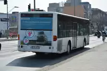B-RL 8736 (Mercedes Benz Citaro) fährt für die S-Bahn Berlin Schienenersatzverkehr. Aufgenommen am 11.04.2015 / Berlin GEsundbrunnen.
