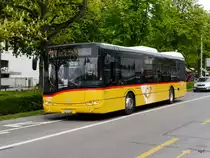 Postauto - Solaris  SG 267104 unterwegs in der Stadt Will am 25.04.2015