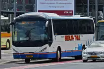 . BU 0047  Neoplan Trendliner von Voyages Siedler Thill gesehen nahe dem Bahnhof von Luxemburg.  09.05.2015