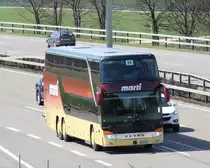 Setra 431 DT n° 25, Marti, près de Berne avril 2015